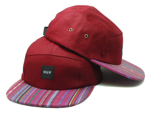 HUF 5 Red Snapback Hat SF 0528